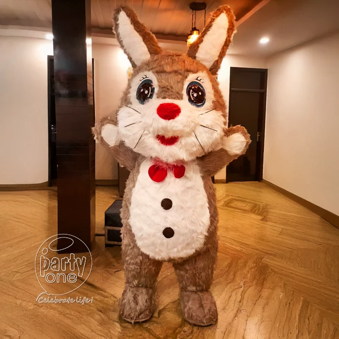 birthday Bunny Rabbit Mascot for Party