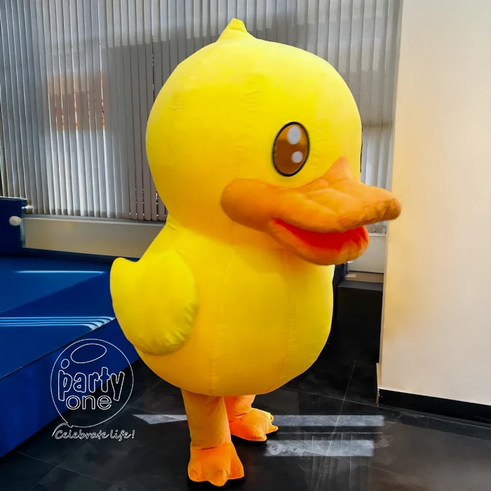 birthday Yellow Duck Mascot for Party