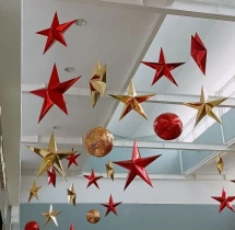 festival decorations Elegant Christmas Office Decoration