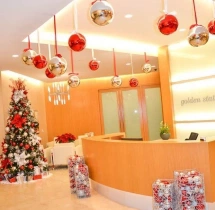 festival decorations Elegant Christmas Office Decoration