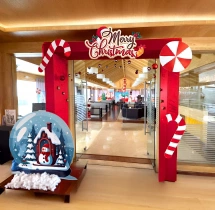 festival decorations Merry Christmas Theme Balloon Star Decor