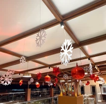 festival decorations Merry Christmas Theme Balloon Star Decor