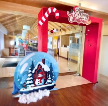 festival decorations Merry Christmas Theme Balloon Star Decor