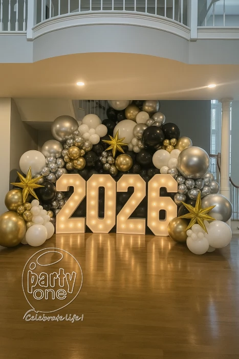 festival decorations Colourful New Year Balloon Decoration