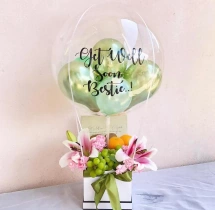 Balloon Bouquet Get Well Soon Wishes Balloon Bouquet