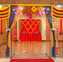 decorations Diwali Office Entrance and Arch Flower Decoration