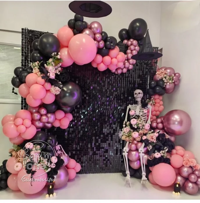 festival decorations Skeleton Themed Halloween Balloon Decoration