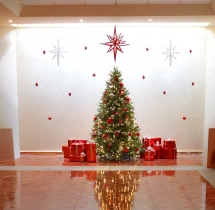 festival decorations Simple Christmas Office Balloon Decoration