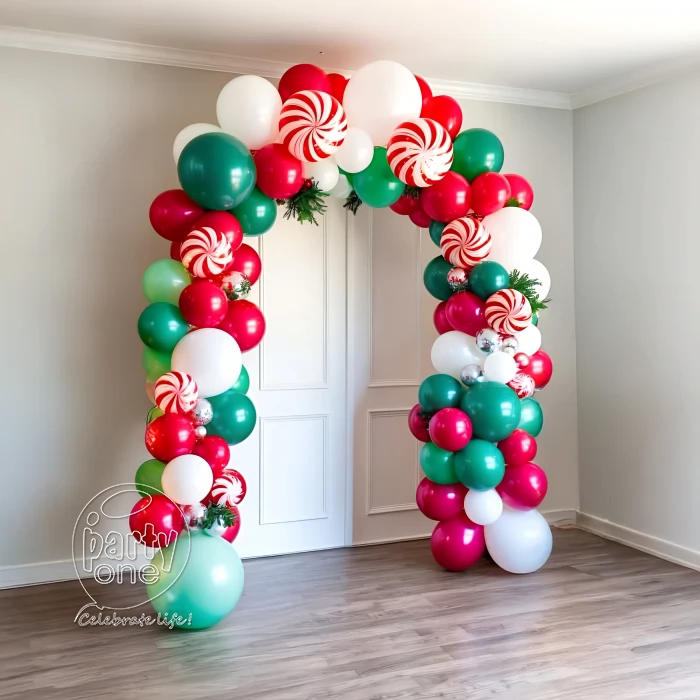festival decorations Simple Christmas Office Balloon Decoration