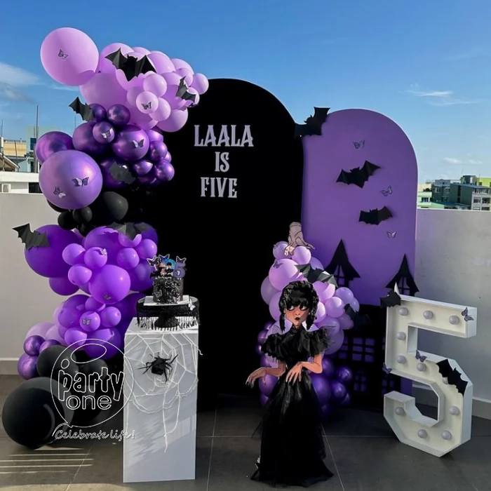 festival decorations Spooky Wednesday Theme Balloon Decoration