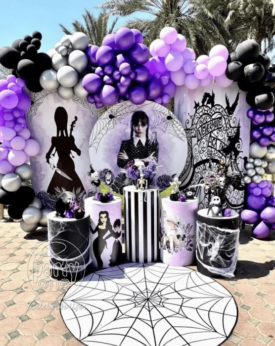 festival decorations Colourful Wednesday Theme Balloon Decoration