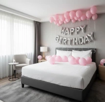 birthday Happy Birthday Bedroom Balloon Decoration