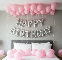 birthday Happy Birthday Bedroom Balloon Decoration