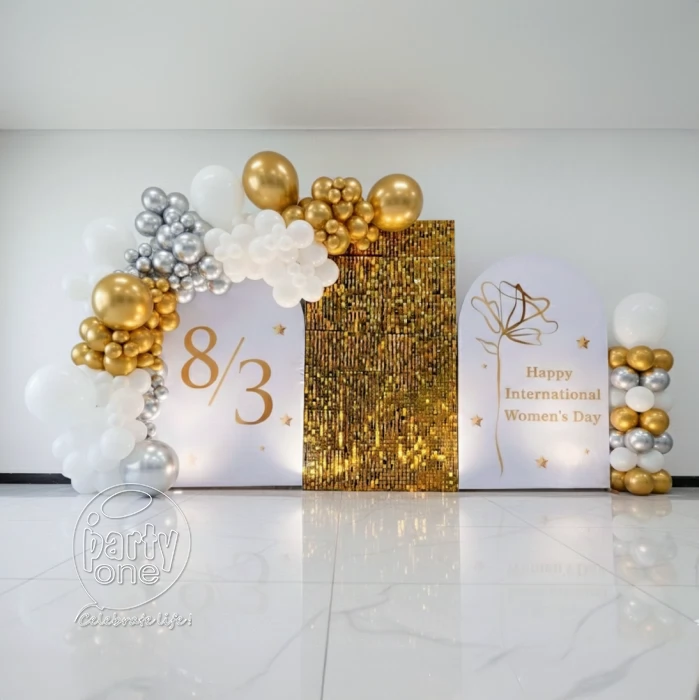 decorations Glossy Womens Day Balloon Decoration