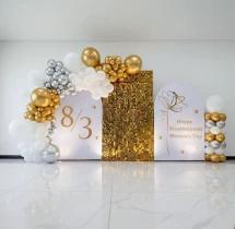 decorations Glossy Womens Day Balloon Decoration