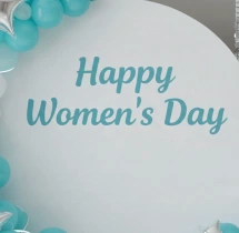 decorations Aqua Blue and White Theme Balloon Decoration