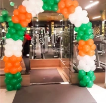 festival decorations Indian Tricolour Balloon Decor Package