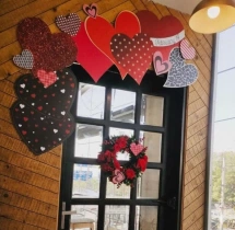 decorations Romantic Valentines Day Cafe Decoration Package
