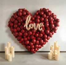 decorations Red Rose Romantic Cafe Decoration