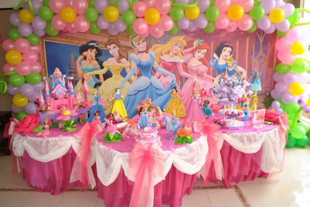 Disney Princess Theme Birthday Party Decor