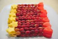 Pineapple & Cherry Fruit on a stick - Fruit wand