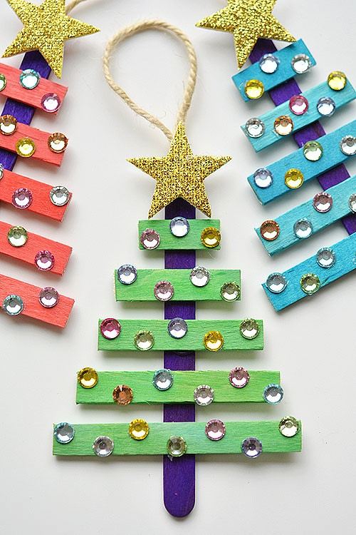 popsicle stick tree