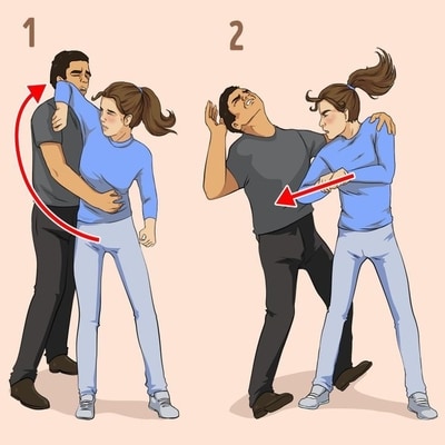 Self DEfence Use your Elbow