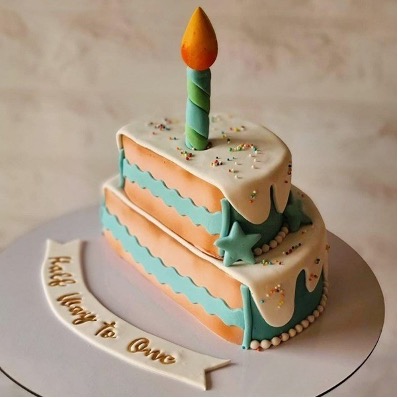 1/2 birthday cake ideas 