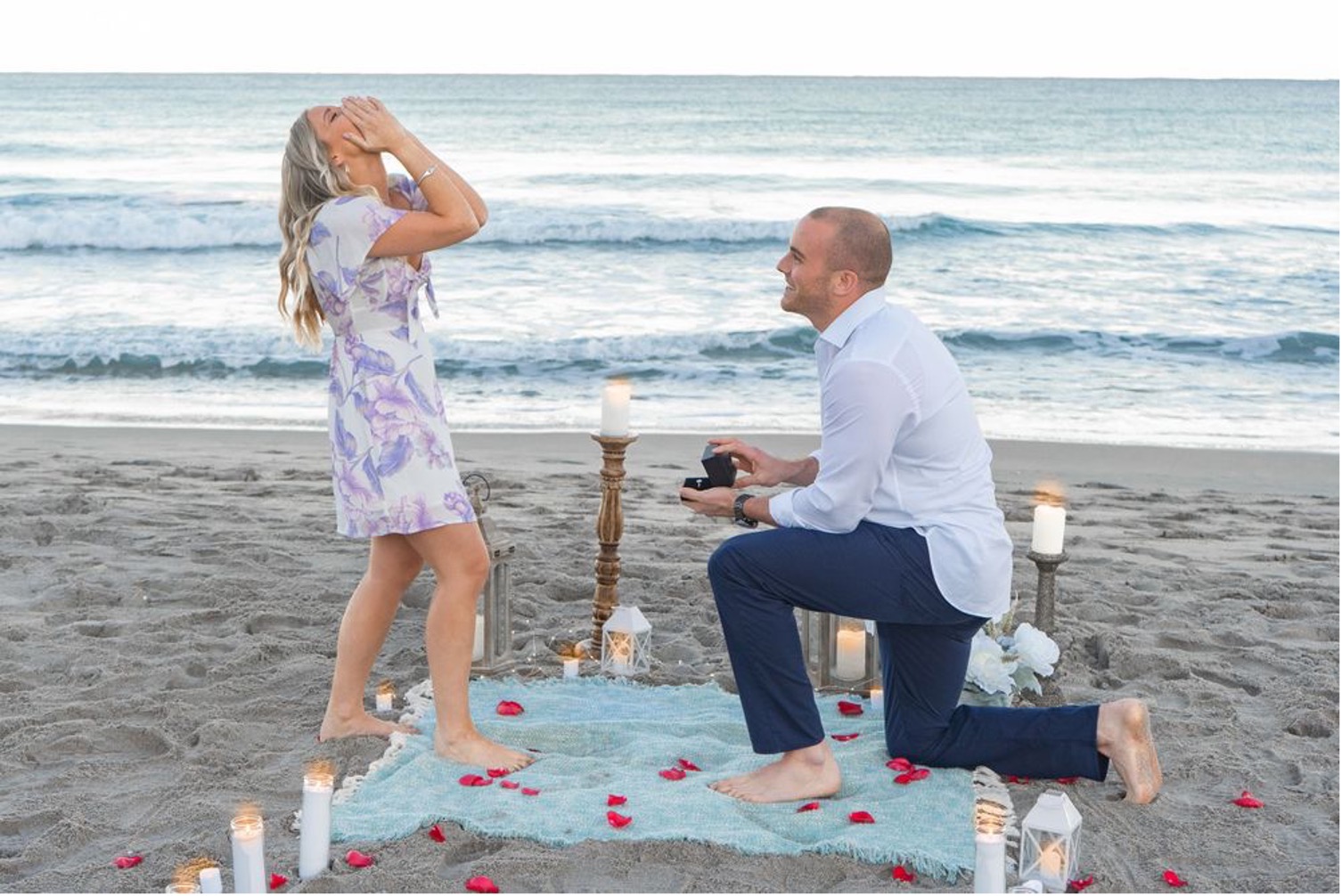 Beautiful Beach Proposal 